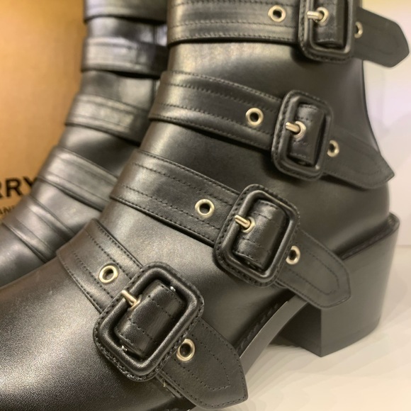 Burberry Albertina Leather Buckle Boot EUR38.5 - Picture 8 of 16